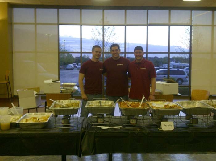 Photo of Palermo's of 63rd staff during a catering event